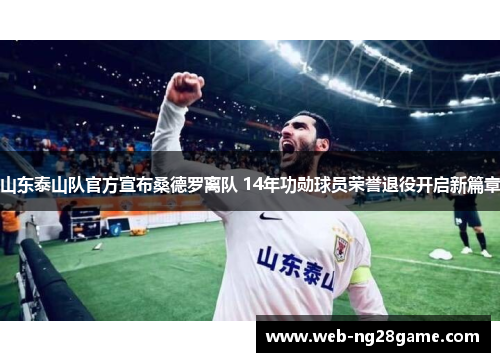 山东泰山队官方宣布桑德罗离队 14年功勋球员荣誉退役开启新篇章