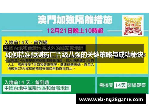 如何精准预测药厂晋级八强的关键策略与成功秘诀 如何精准预测药厂晋级八强的关键策略与成功秘诀